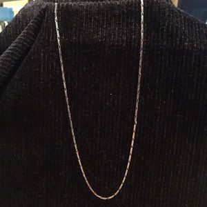 18” Sterling silver necklace